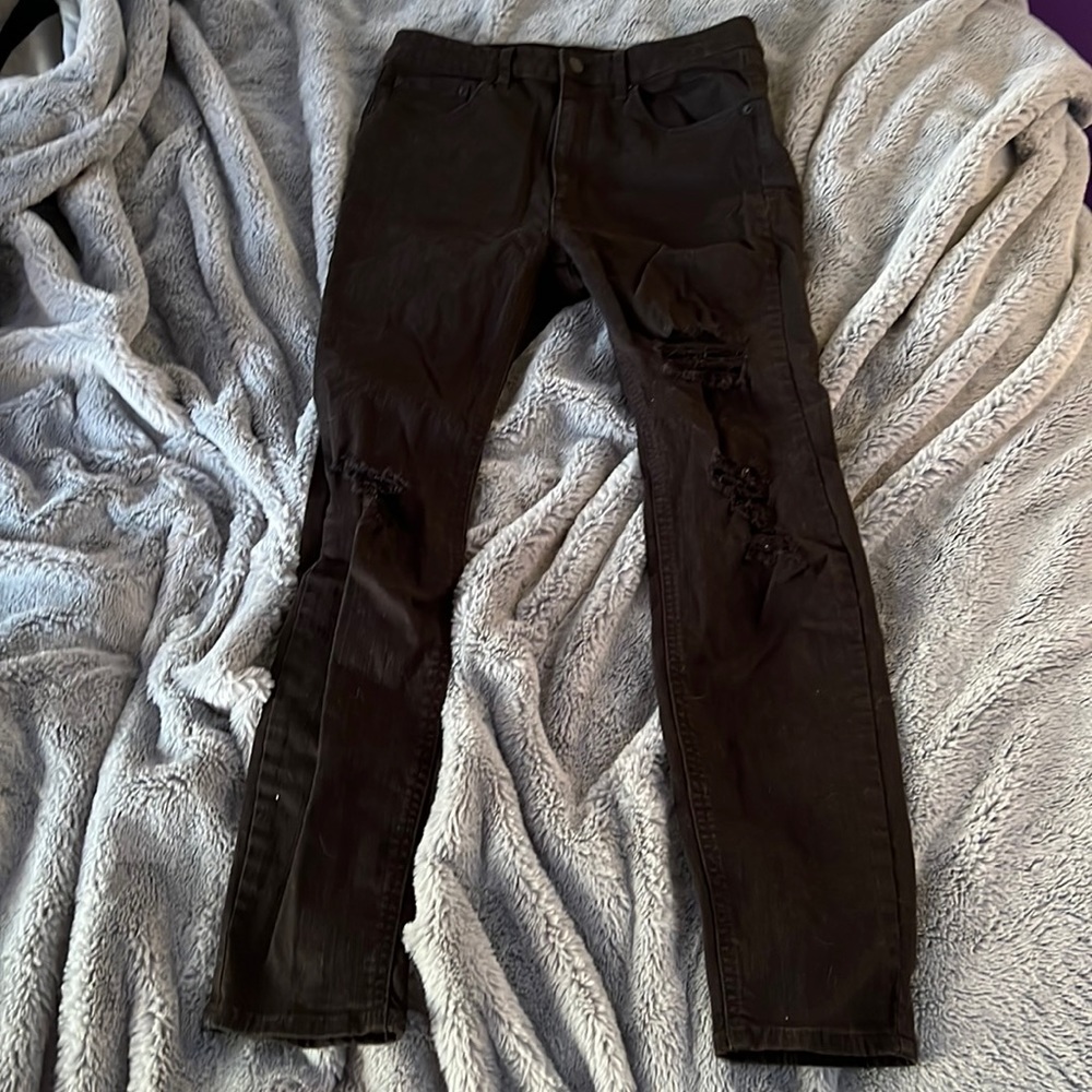 black ripped jeans from target size 8
